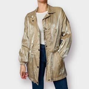 90s‎ Braetan Tan Iridescent Jacket Size L